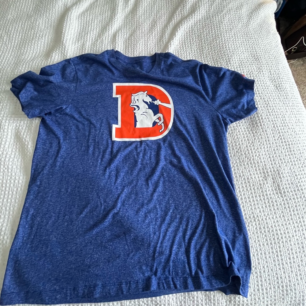 Nike Blue Denver Broncos Short Sleeve Tee